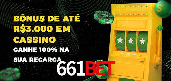 661BET melhor bônus de depósito